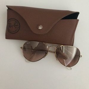 Ray-ban aviator light pink